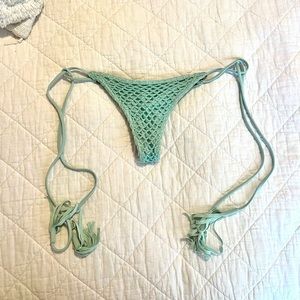 Acacia Crotchet Polihale Bottoms - turquoise / light blue - Size M